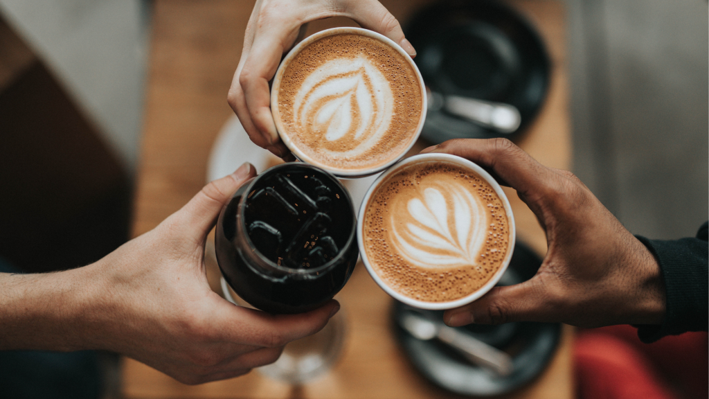 Drink coffee
