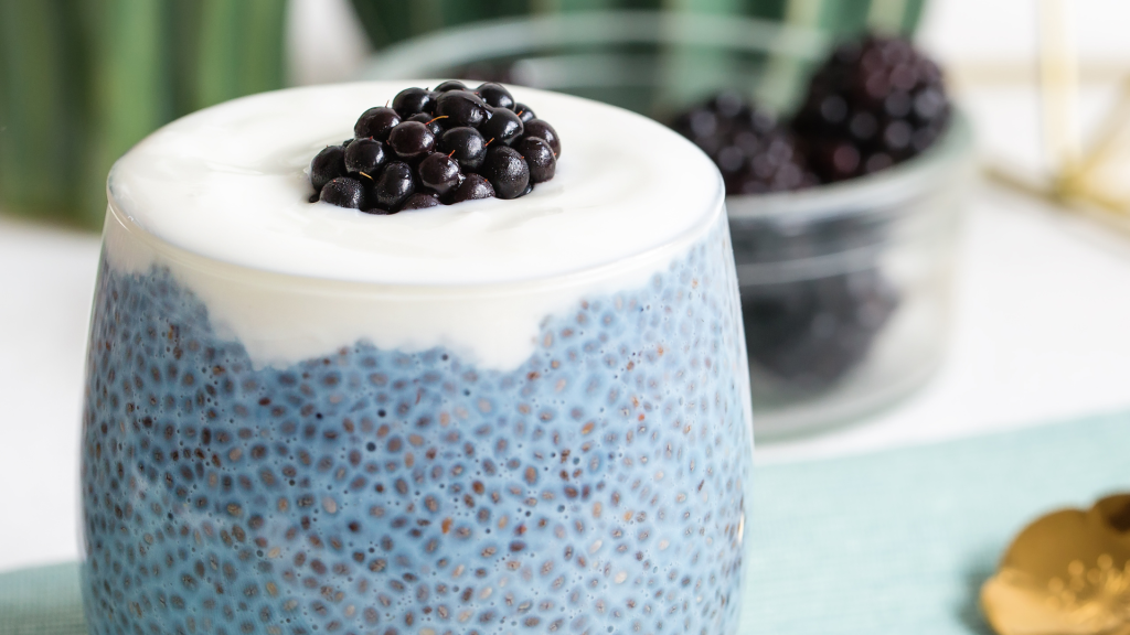 Chia seeds pudding